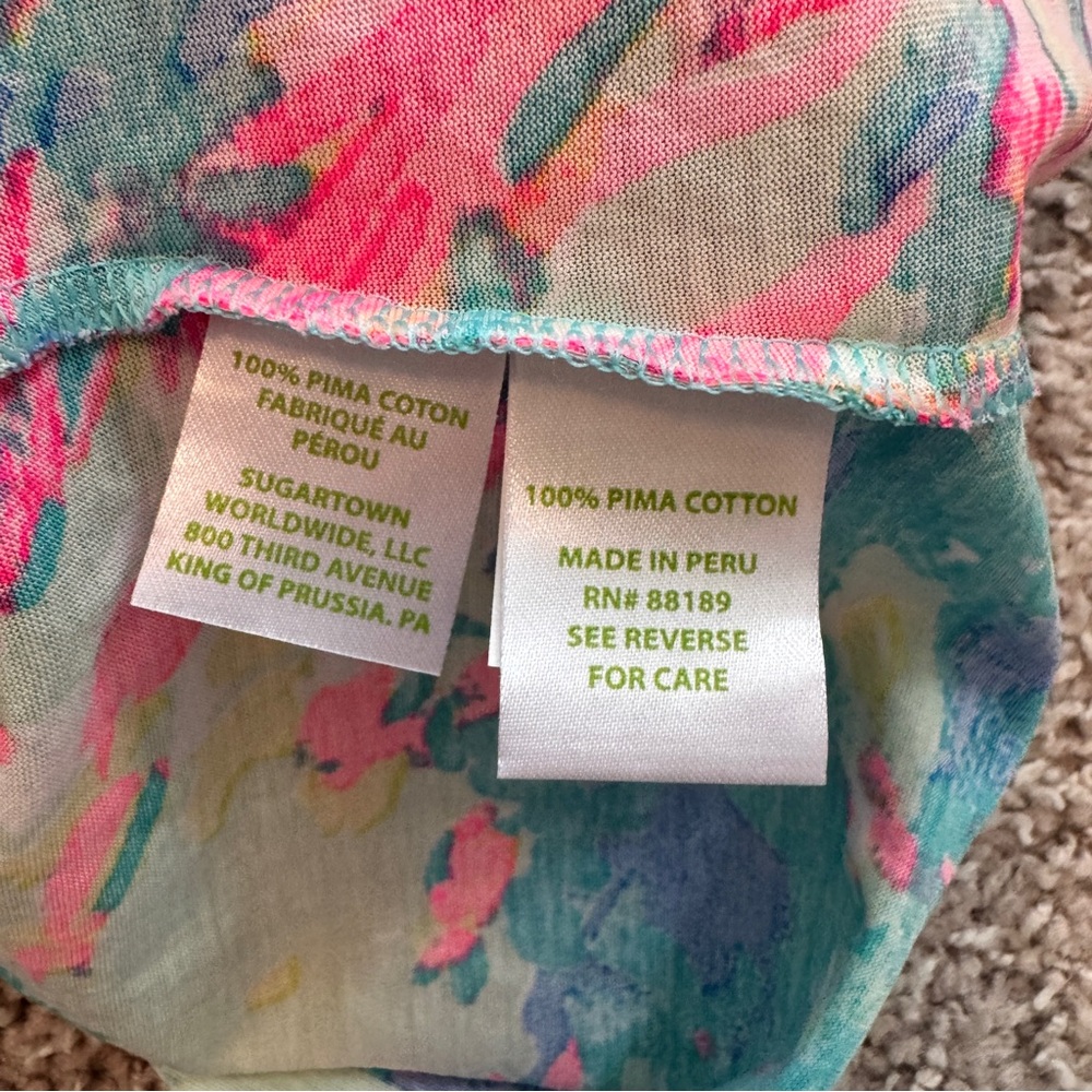 Lilly Pulitzer Kinsey Tank Palm Beach Coral - Picture 6 of 6